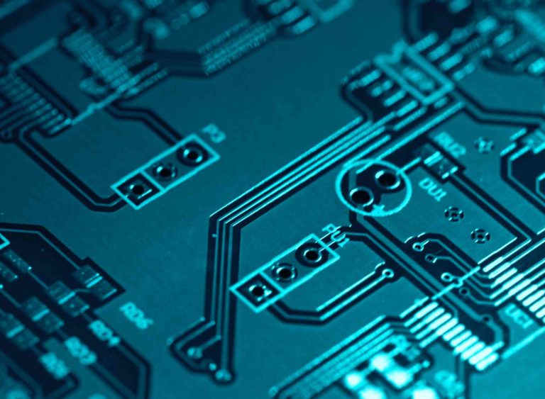 Close up of circuit board, link to tools