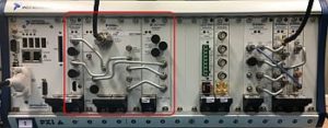 Système RF PXIe de National Instruments (NI) comprenant un analyseur de signaux vectoriels de 26 GHz