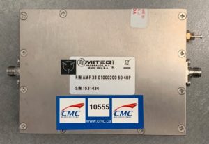 Amplificateur de puissance de MITEQ, 1 à 2 GHz.