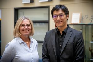 Photo of Leslie Rusch and Wei Shi