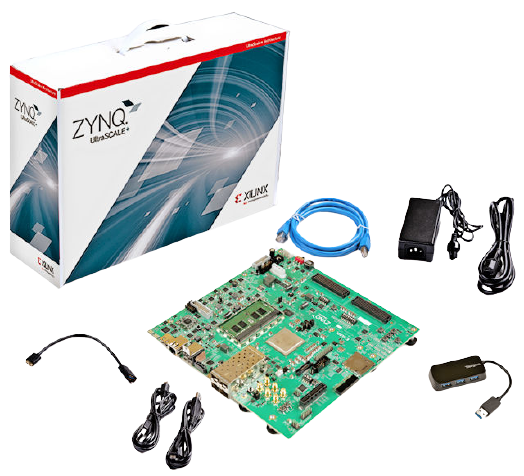 photo of Xilinx ZCU102 Zynq Ultrascale+ MPSoC Evaluation Kit