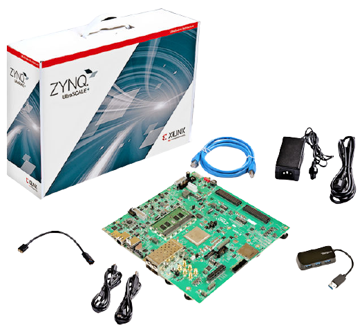 photo of Xilinx ZCU102 Zynq Ultrascale+ MPSoC Evaluation Kit