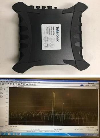 photo of Tektronix RSA507A 7.5GHz Portable Real Time Spectrum Analyzer
